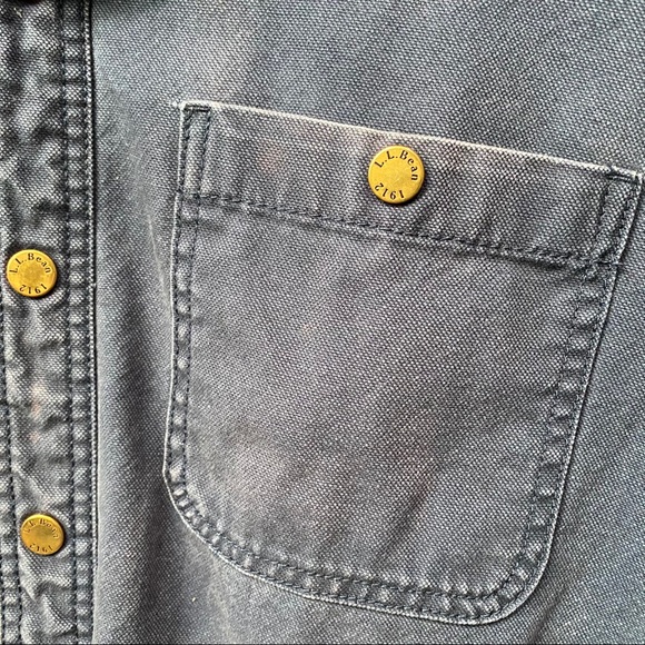 L.L. Bean Katahdin Iron Works Lined Shirt Jacket - Picture 9 of 14